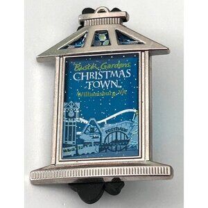 Busch Gardens Christmas Town Williamsburg VA Metal Pin Lantern Souvenir
